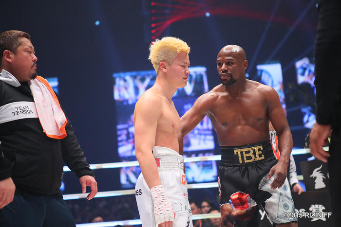 Rizin フロイド メイウェ ザーvs那須川天心戦の瞬間最高視聴率がrizin史上最高の12 2 で民放一位に ゴング格闘技