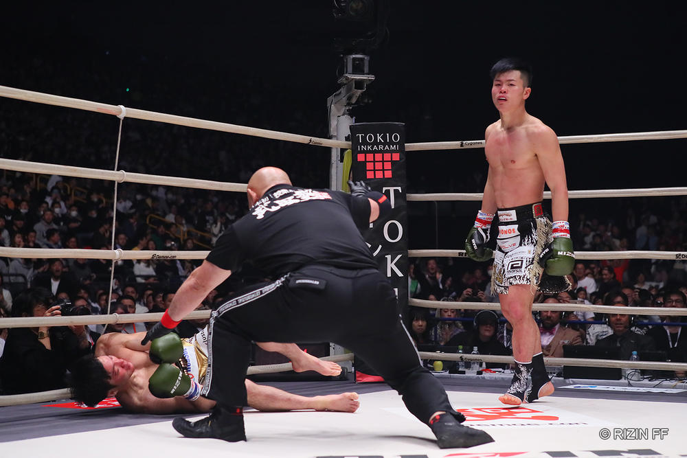 Rizin 国内最強最後の敵をkoした那須川天心 榊原ceoもお手上げ マッチアップが想像できない ゴング格闘技