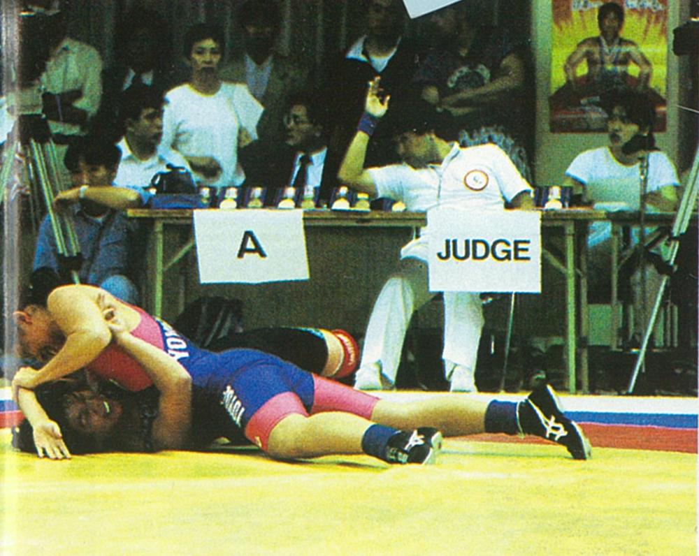 【1993年5月の格闘技】浜口京子が女子レスリングに初出場、初戦はわずか16秒でフォール勝ち