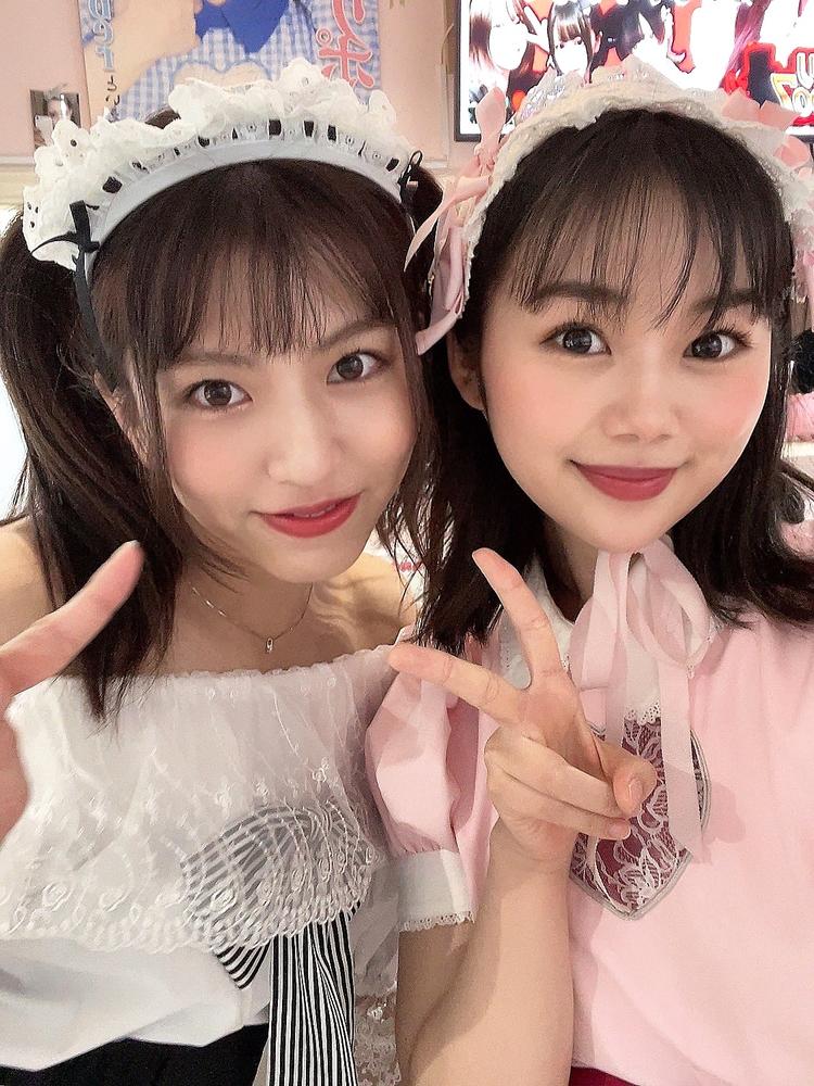 女子キックボクサー ぱんちゃん璃奈と女子プロレスラー 長野じゅりあが可愛いメイド姿でコラボ ゴング格闘技