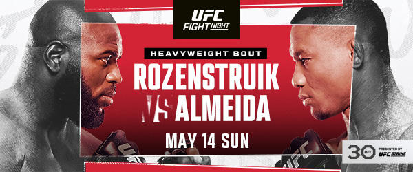 Ufc Fight Night Rozenstruik Vs Almeida ゴング格闘技 1856